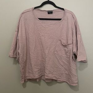 ✨BLANK PAIGE✨ Mauve Cropped Tee